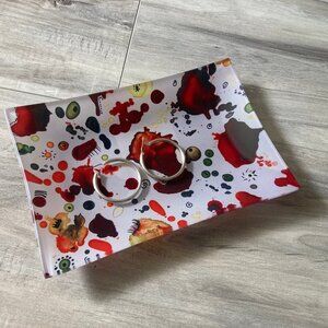 NWT Artisan Glass, Rectangular Plate Tray LAST ONE - HOME